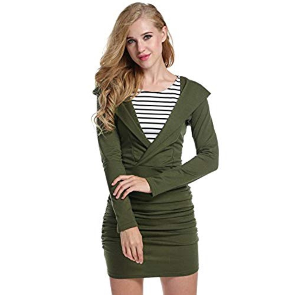 NWT Acevog Women's Long Sleeve Dress